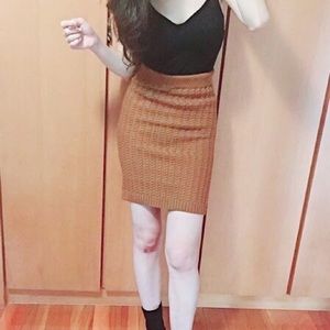 Knit Bodycon Skirt